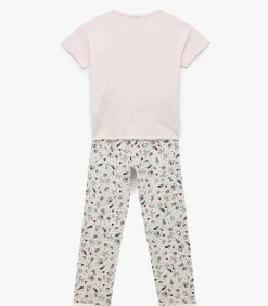 Koton Pyjama Set Korte Mouwen Katoen Bedrukt white Online