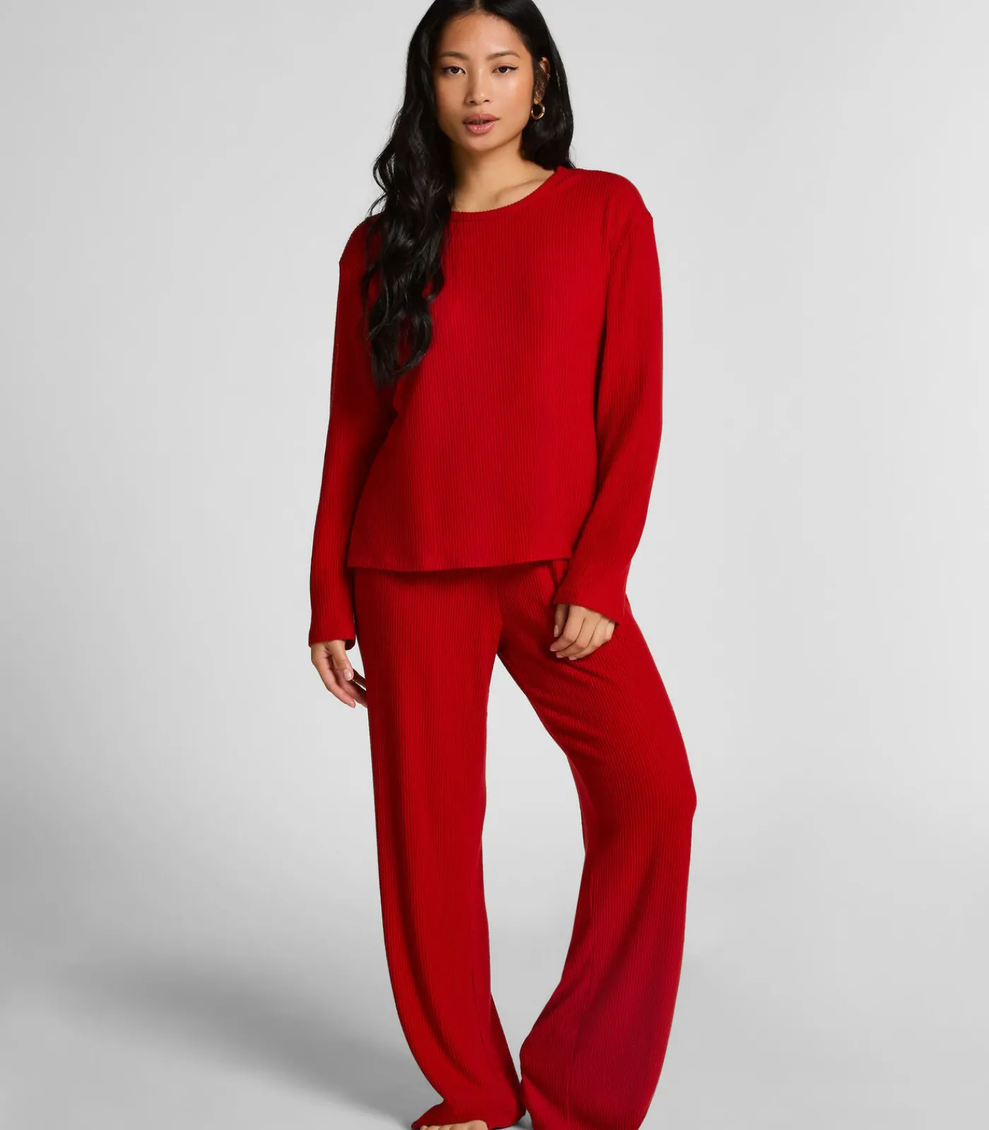 Hunkemöller Pyjama top Jersey red Hot