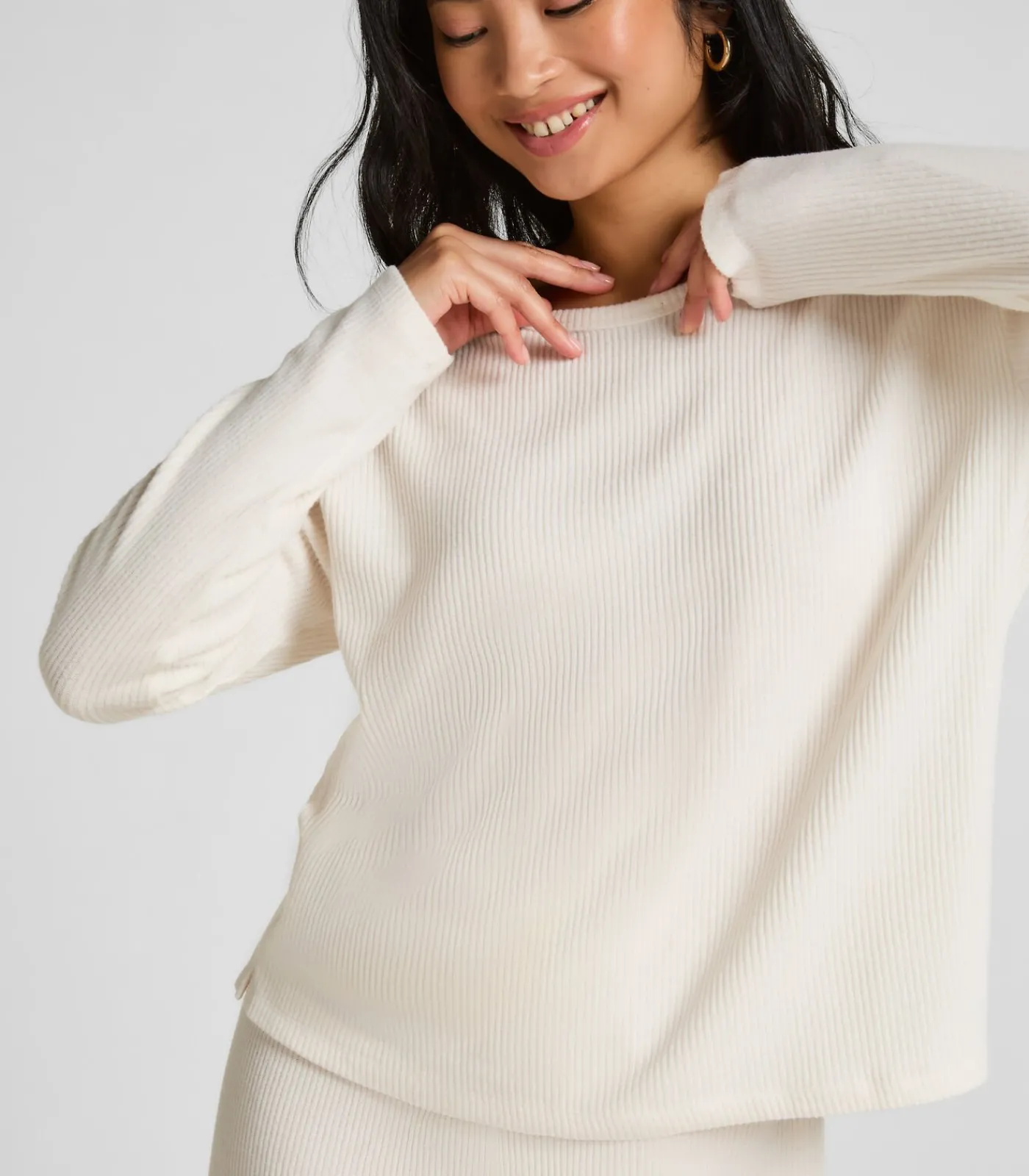 Hunkemöller Pyjama top Jersey white