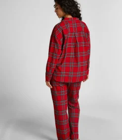 Hunkemöller Pyjamabroek Flannel red Discount