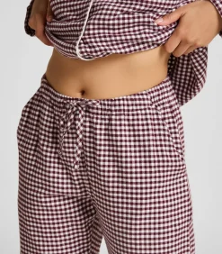Hunkemöller Pyjamabroek Flannel purple Outlet