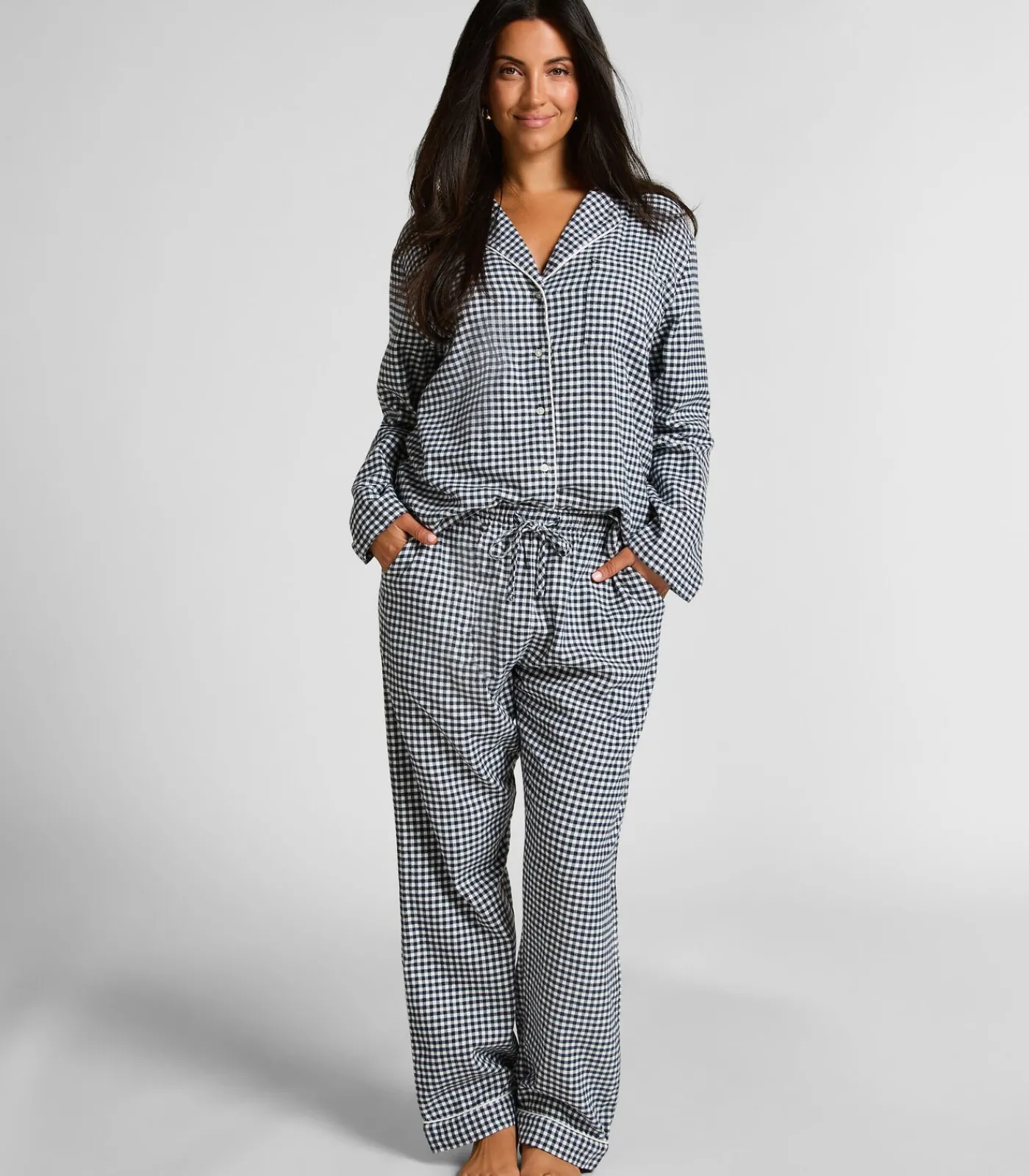 Hunkemöller Pyjamabroek Flannel blue New