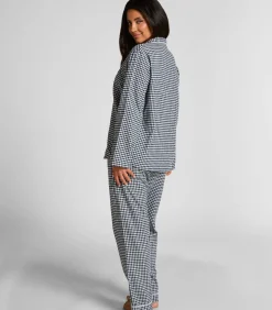 Hunkemöller Pyjamabroek Flannel blue New