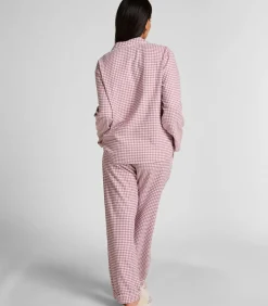 Hunkemöller Pyjamabroek Flannel purple Sale