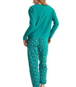 LISCA Pyjamabroek jogger top M lang FOXY green Outlet