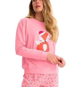 LISCA Pyjamabroek jogger top M lang FOXY pink Clearance