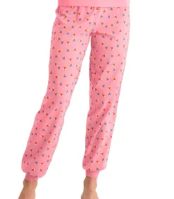 LISCA Pyjamabroek jogger top M lang FOXY pink Clearance