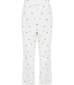 Hunkemöller Pyjamabroek Pointelle white Online