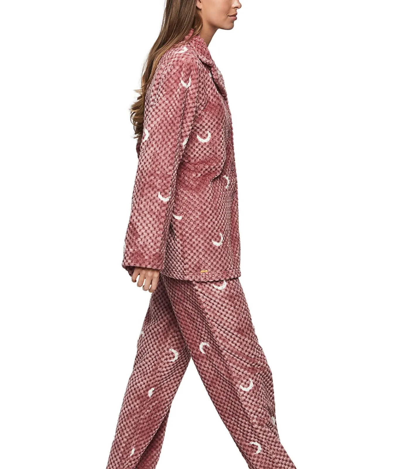 SELMARK Pyjamabroek shirt lange mouwen P112 ETOILE DE SOIR pink Clearance