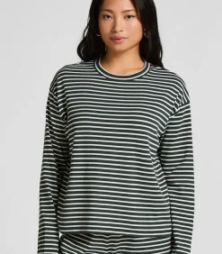 Hunkemöller Pyjamaset van katoenen jersey green Hot