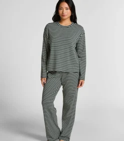 Hunkemöller Pyjamaset van katoenen jersey green Hot