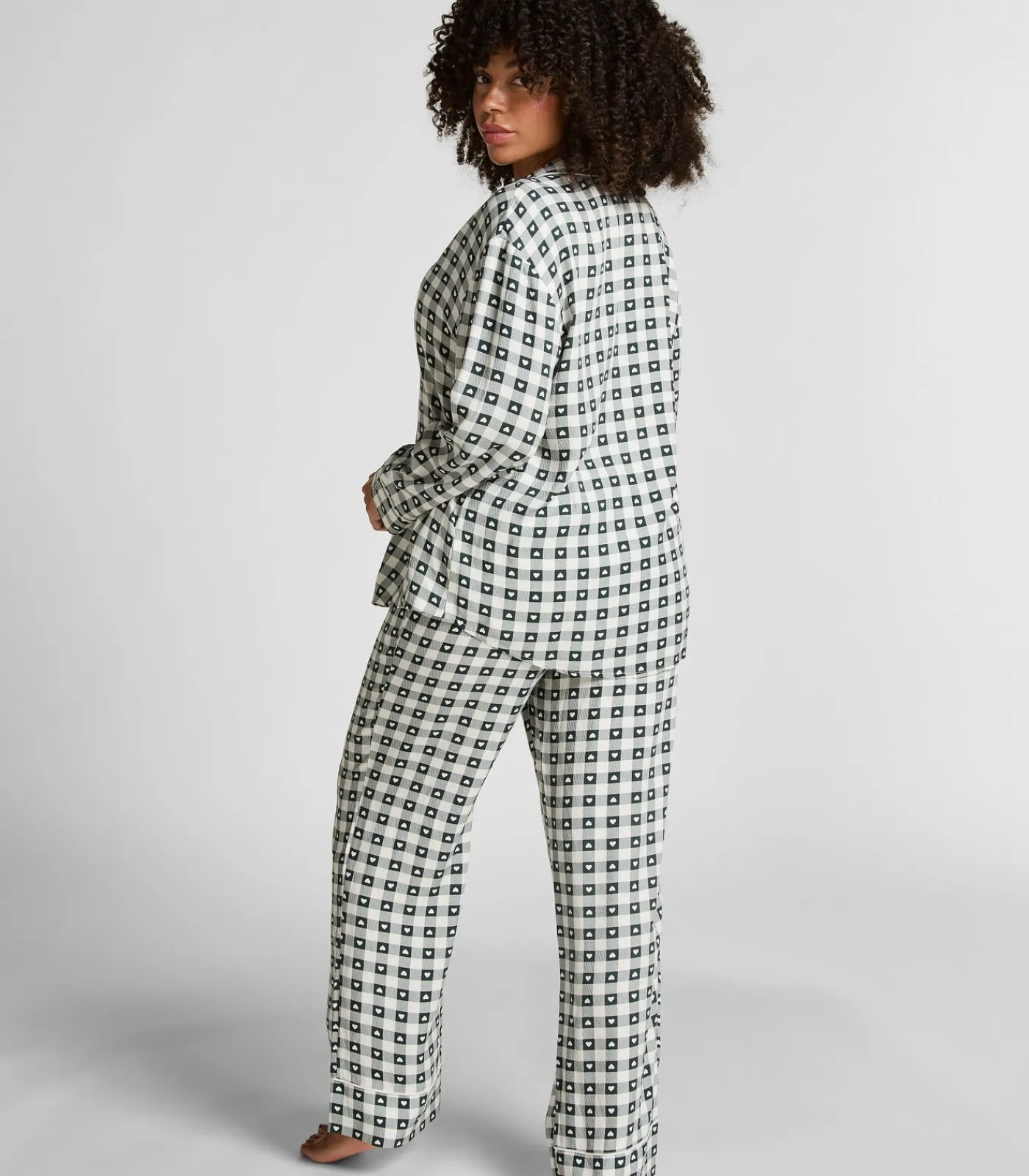 Hunkemöller Pyjamaset van keperstof green Online