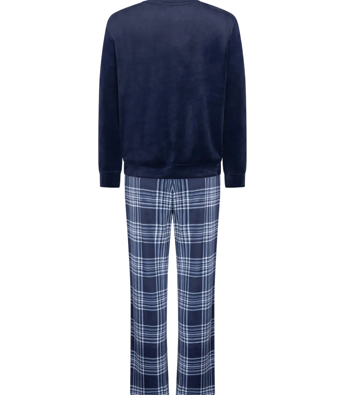 Hunkemöller Pyjamaset Velours blue Best