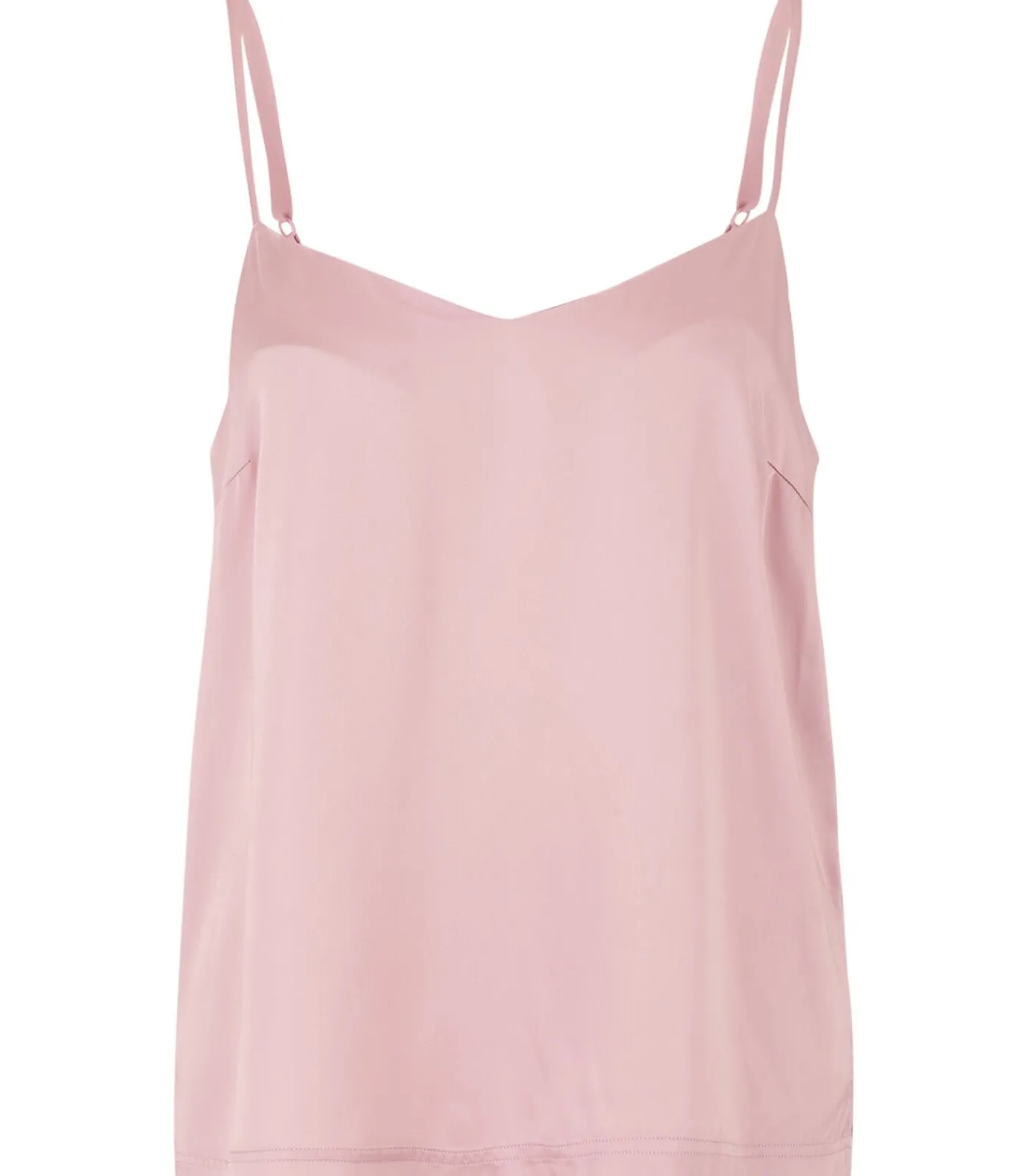 Les Lunes Pyjamashirt “BLOOM Sleep Camisole shiny” salmonPink New