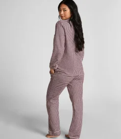 Hunkemöller Pyjamatop Flanel Essentials purple Best