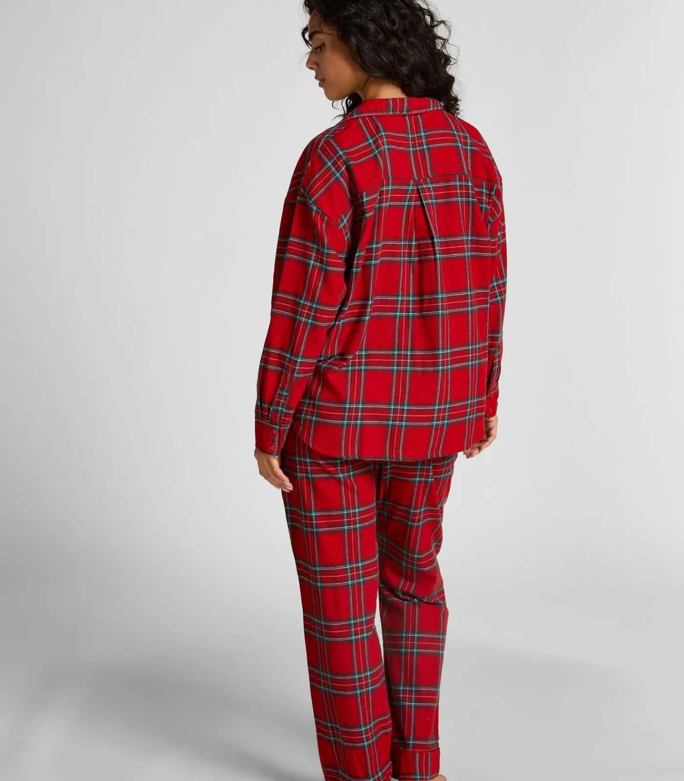 Hunkemöller Pyjamatop Flannel red Hot