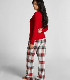Hunkemöller Pyjamatop Katoen red Outlet