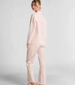 Hunkemöller Pyjamatop Katoen Poplin pink