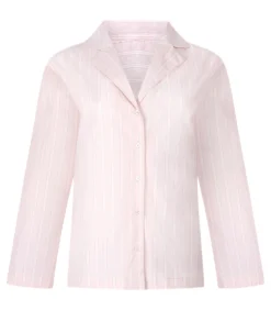 Hunkemöller Pyjamatop Katoen Poplin pink
