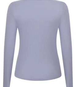 Hunkemöller Pyjamatop met lange mouwen Henley purple New