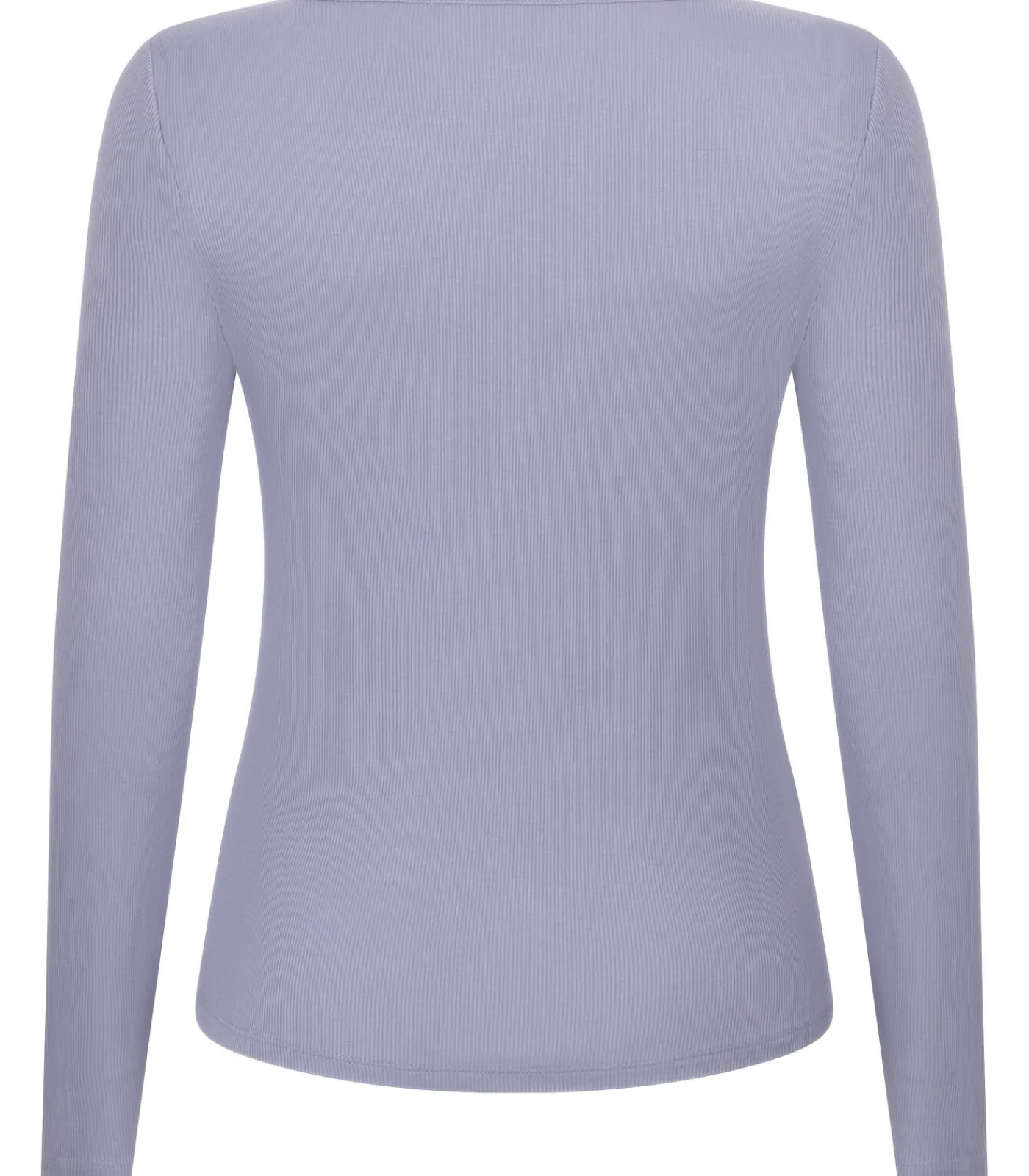Hunkemöller Pyjamatop met lange mouwen Henley purple New