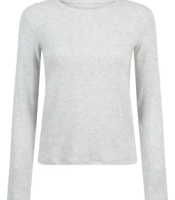Hunkemöller Pyjamatop Pointelle gray Outlet