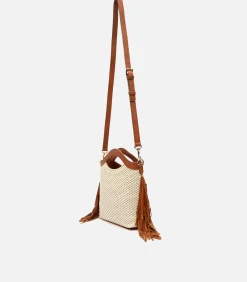 Misako Raffia tas Vrouw Freca beige Best