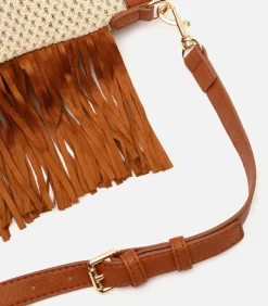 Misako Raffia tas Vrouw Freca beige Best