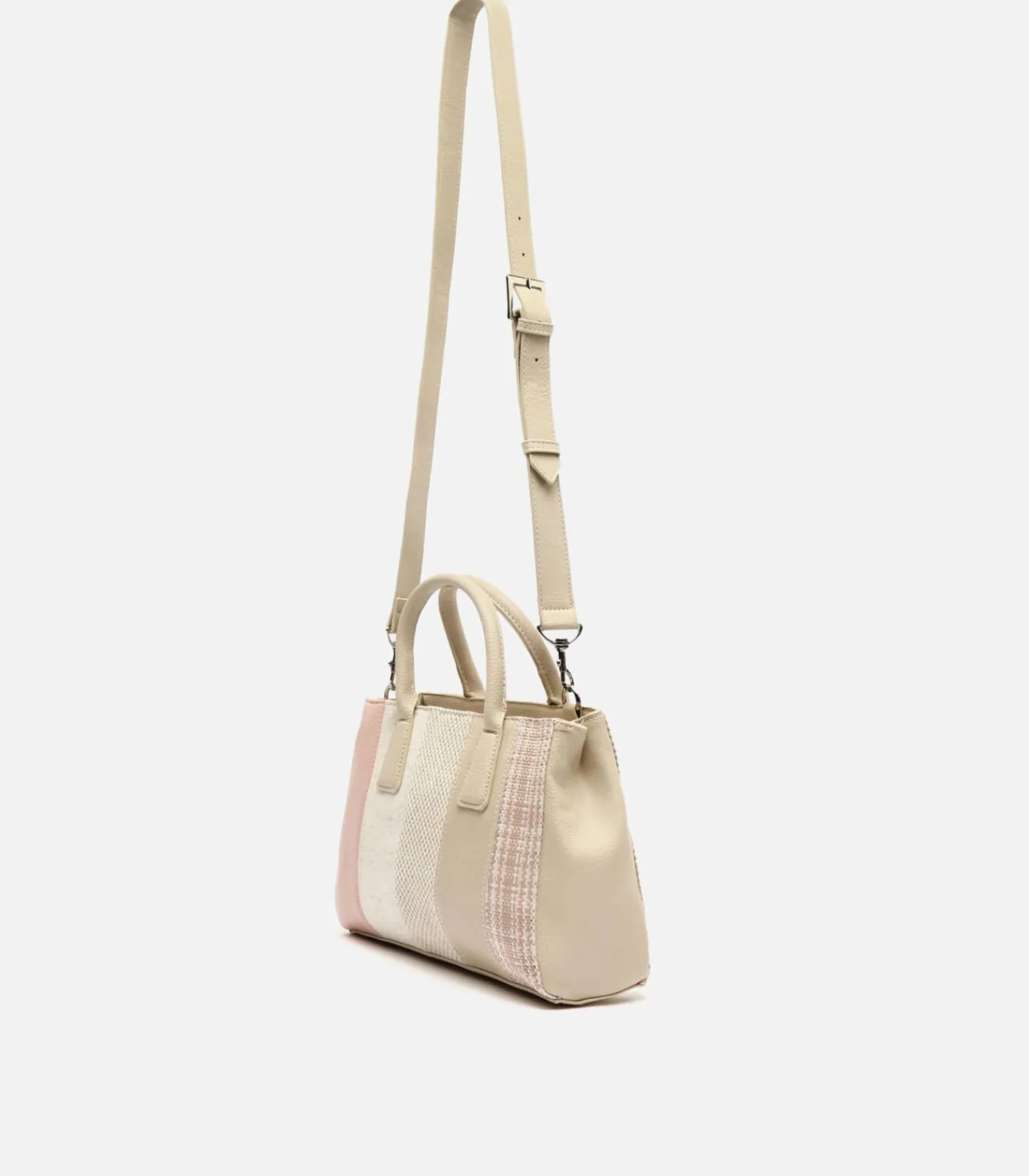 Misako Raffia tas Vrouw Lareni Roze pink New
