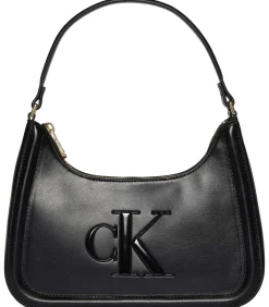 Calvin Klein Raised Ck Small Shoulder Bag black Clearance