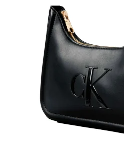Calvin Klein Raised Ck Small Shoulder Bag black Clearance