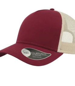 Atlantis Headwear RAPPER - Baseball Pet - bordeaux Hot