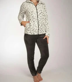 Pastunette Rebelle fleece huispak - Deluxe - Panter - Warm 2-delig huispak multicolor Hot