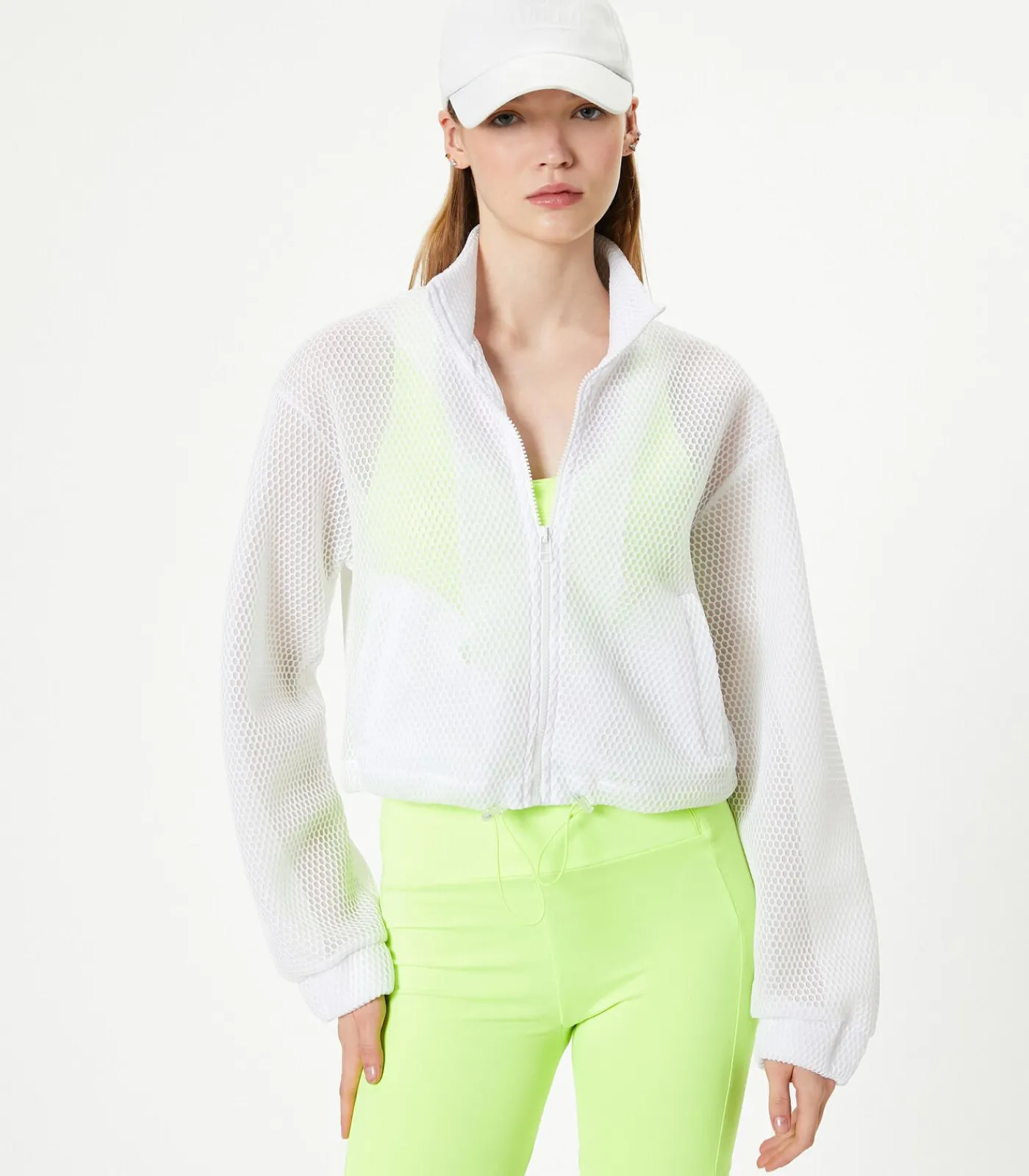 Koton Recht Met gaas Jasje white Outlet