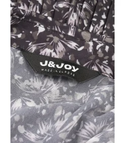 J&JOY Rechte coupé blouse black Discount