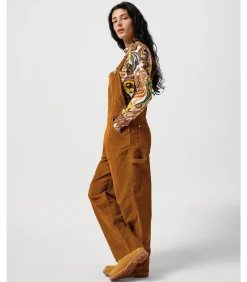 Wrangler Rechte damesoverall camel Hot
