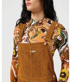 Wrangler Rechte damesoverall camel Hot
