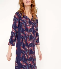 La Fiancée Rechte jurk HAMEL violet Online