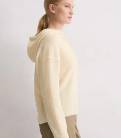 Marc O'Polo Regular gebreide hoodie beige New