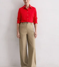 Marc O'Polo Regular jersey blouse red New