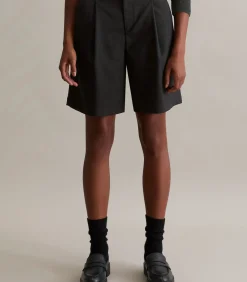 Marc O’Polo DENIM Relaxte bermuda met krijtstreepjes black Sale