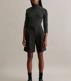 Marc O’Polo DENIM Relaxte bermuda met krijtstreepjes black Sale