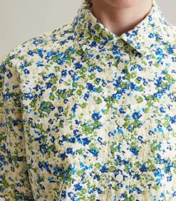 Marc O’Polo DENIM Relaxte blouse met korte mouwen en print blueJeans Sale