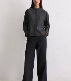 Marc O'Polo Relaxte chambray blouse blue Outlet