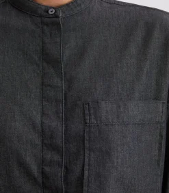Marc O'Polo Relaxte chambray blouse blue Outlet