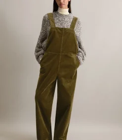 Marc O’Polo DENIM Relaxte corduroy overall darkBrown Outlet
