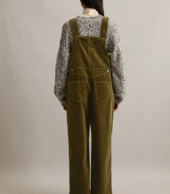 Marc O’Polo DENIM Relaxte corduroy overall darkBrown Outlet