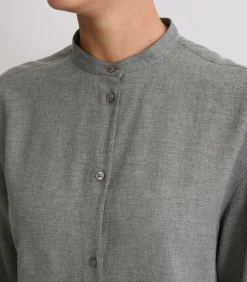 Marc O'Polo Relaxte cropped blouse antraciteGrey Hot