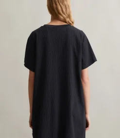Marc O’Polo DENIM Relaxte gerimpelde jurk darkBlue Online