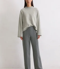 Marc O'Polo Relaxte jersey broek antraciteGrey